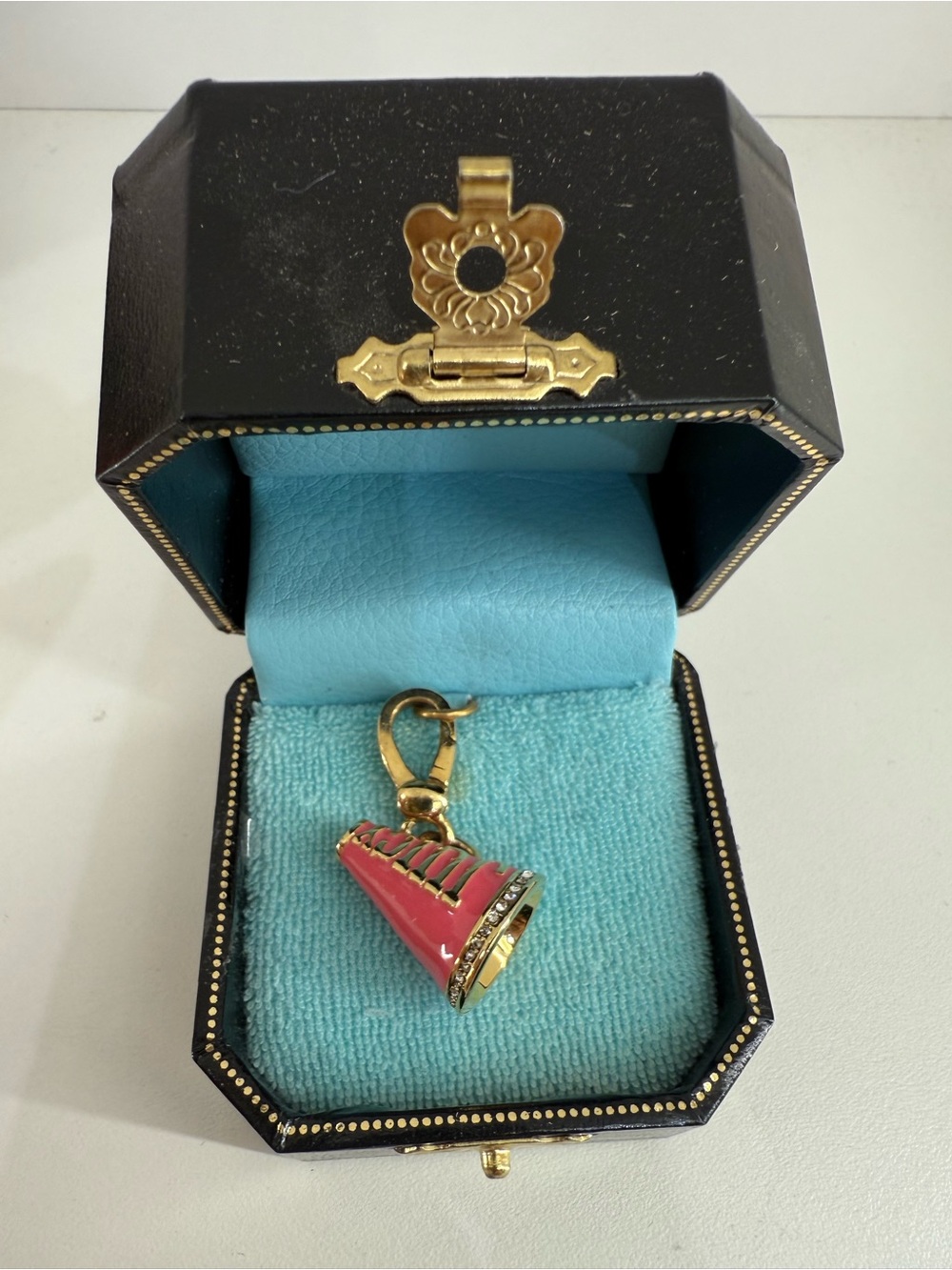 Juicy Couture Megaphone Charm w/ Box